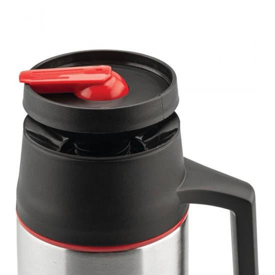 Garrafa 750ml Térmica Exata Em Aço Inox Com Ampola De Aço  